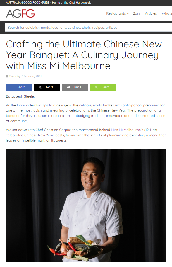 Interview with Executive Chef Christian Corpuz